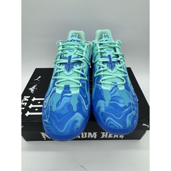 PUMA x LAMELO BALL MB.03 Lo Team Size 14 HyperLink Blue New In Box - Picture 2 of 9